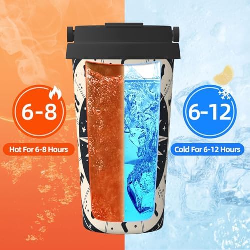 Astrological sign print coffee tumbler 17oz — photo 5