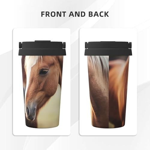 Adorable horse print coffee tumbler 17oz — photo 2