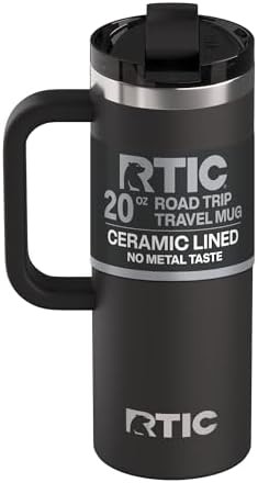 Black Ceramic Lined Road Trip Mug