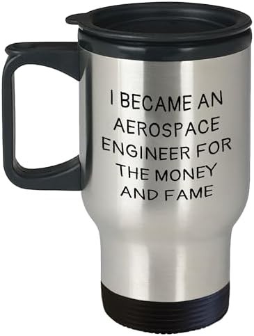 Aerospace engineer money fame mug with handle