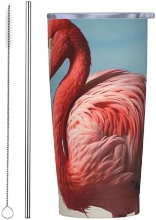 American Flamingo Insulated Travel Tumbler 20 oz