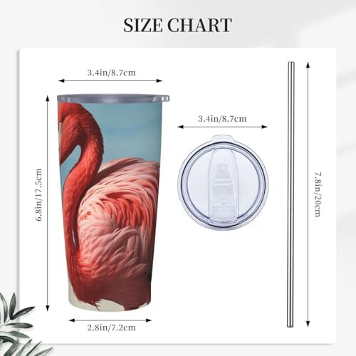 American Flamingo Insulated Travel Tumbler 20 oz — photo 3