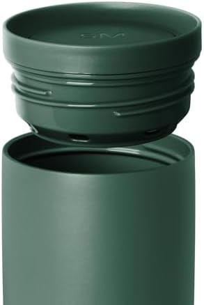 Green travel coffee mug with 360 lid 12 oz — photo 3