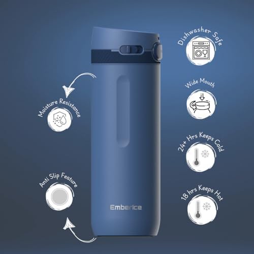 Royal blue 20 oz thermal bottle — photo 4