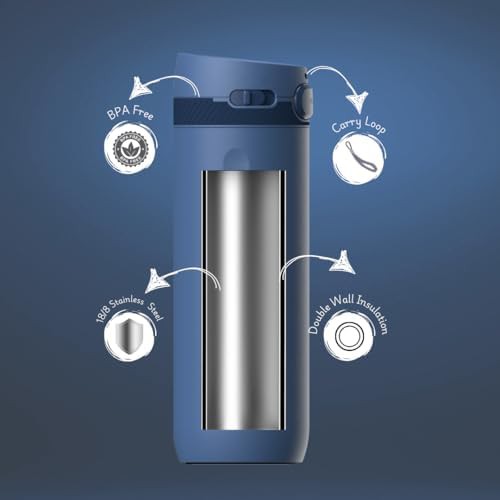 Royal blue 20 oz thermal bottle — photo 5