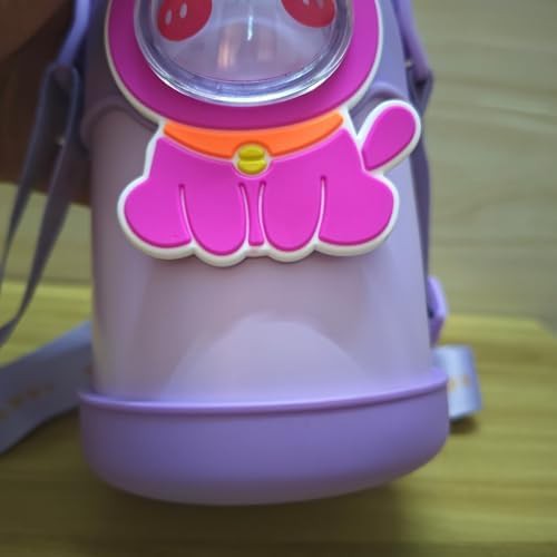 Purple cartoon themed 2-way drink bottle — photo 4