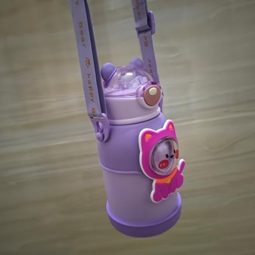Purple cartoon themed 2-way drink bottle — photo 5