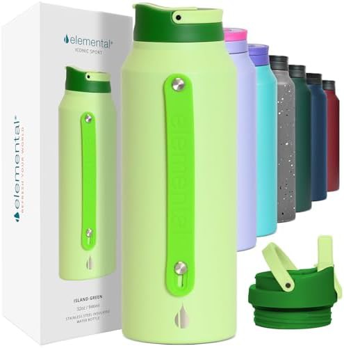 Insulated 32 oz Sports Water Bottle