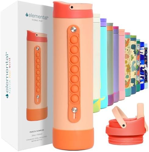 Kids 20 oz School Water Bottle