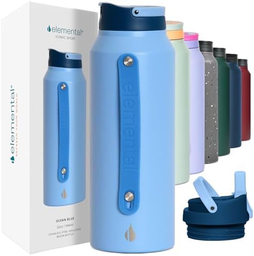 Leakproof 32 oz Straw Lid Flask