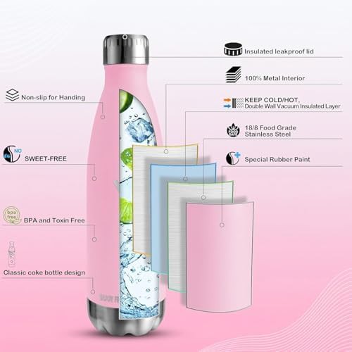 Kids stainless steel flask 500 ml — photo 3