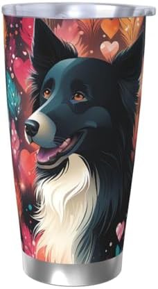 Black dog stainless steel vacuum coffee tumbler
