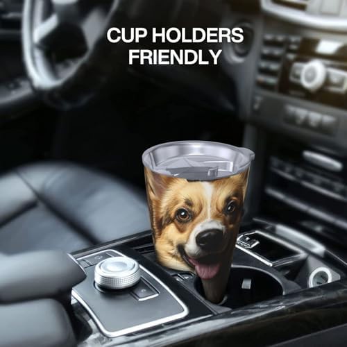 Corgi pictures stainless steel vacuum tumbler — photo 5