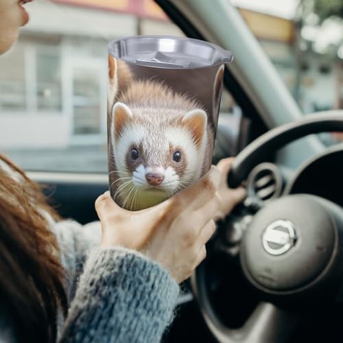 Ferrets stainless steel vacuum tumbler — photo 4