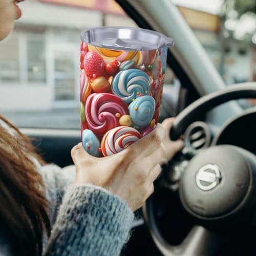 HQaxsfQxnr 20 oz Tumbler Stainless Steel Vacuum Coffee Tumbler with steel-hqaxsfqxnr-tumbler-stainless-hqaxsfqxnr — photo 4