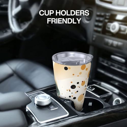Cute brown spots stainless steel vacuum tumbler — photo 5