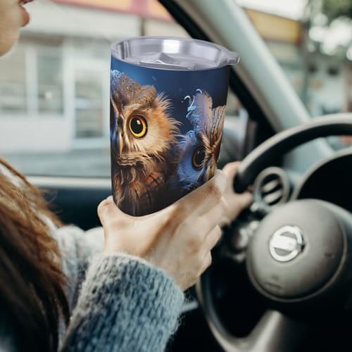Owls stainless steel vacuum tumbler — photo 4