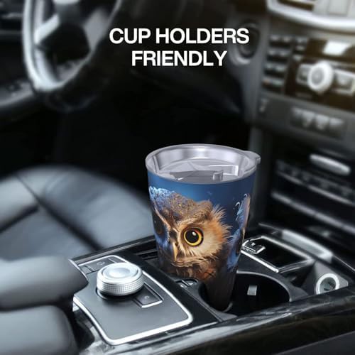 Owls stainless steel vacuum tumbler — photo 5