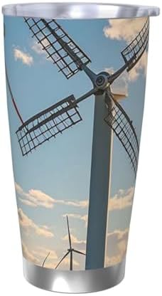 Windmills stainless steel vacuum tumbler