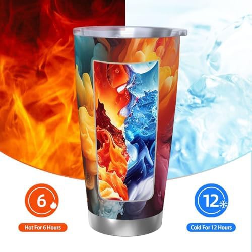 Bold color mix stainless steel vacuum tumbler — photo 3
