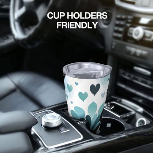 Heart pattern stainless steel vacuum tumbler — photo 5