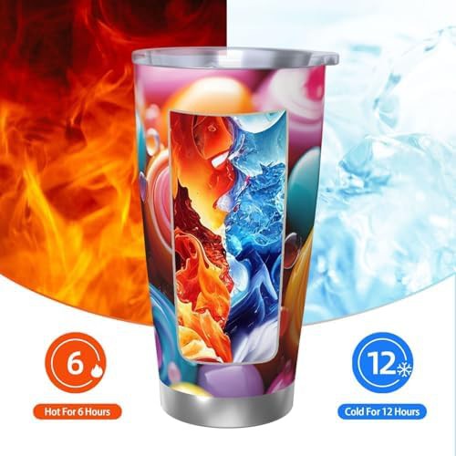 Colorful candies stainless steel vacuum tumbler — photo 3