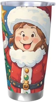 Christmas Winter Patterned Stainless Steel Tumbler