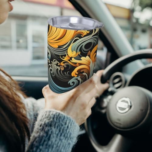 Hawaiian pattern stainless steel vacuum tumbler — photo 4