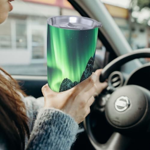 Northern lights stainless steel vacuum tumbler — photo 4