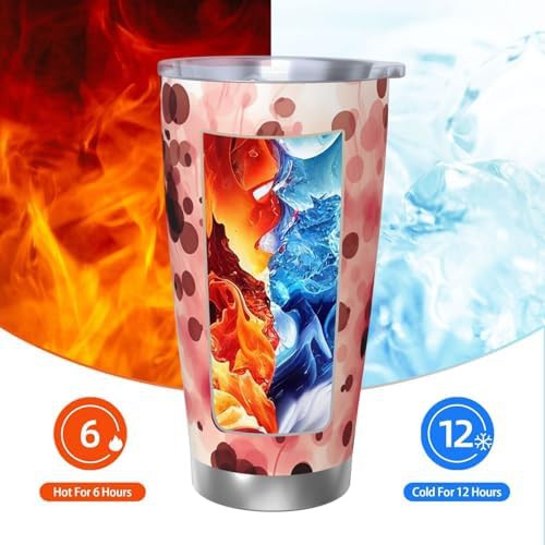 Dots stainless steel vacuum tumbler — photo 4