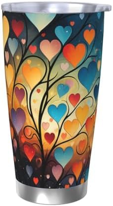 Love Under the Night Sky stainless steel tumbler