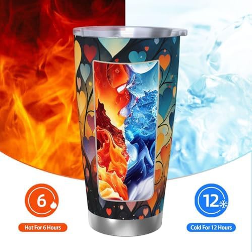 Love Under the Night Sky stainless steel tumbler — photo 3