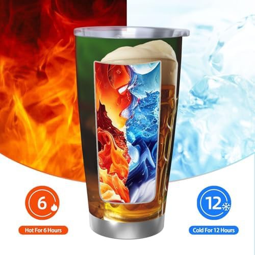 Beer Mug Print Vacuum Insulated Tumbler — photo 3