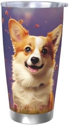 Corgi stainless steel vacuum tumbler