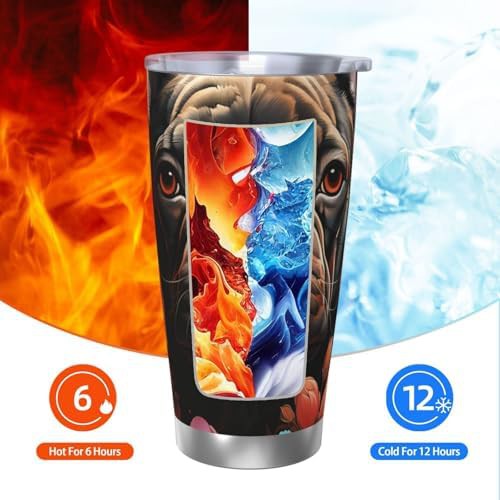 Bulldog and Flowers stainless steel vacuum tumbler — photo 4