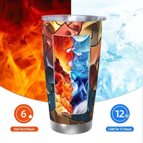 Raised jigsaw puzzle stainless steel tumbler — photo 3