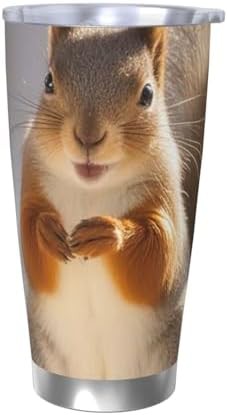 Squirrel Funny Animal stainless steel vacuum tumbler