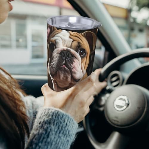 Bulldog Popcorn stainless steel vacuum tumbler — photo 5