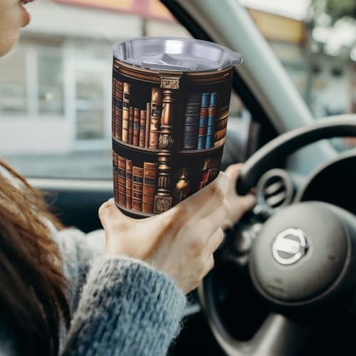 Books on the Bookshelf stainless steel tumbler — photo 5