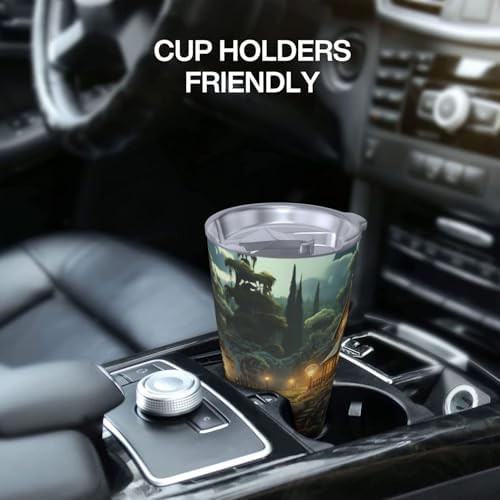 Quiet garden stainless steel vacuum coffee tumbler — photo 5