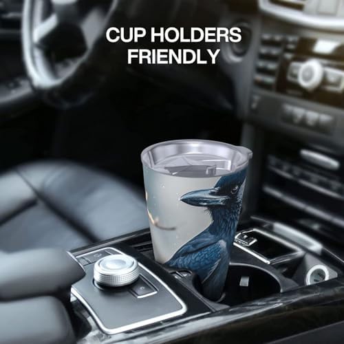 Black Crow Birds stainless steel vacuum tumbler — photo 5