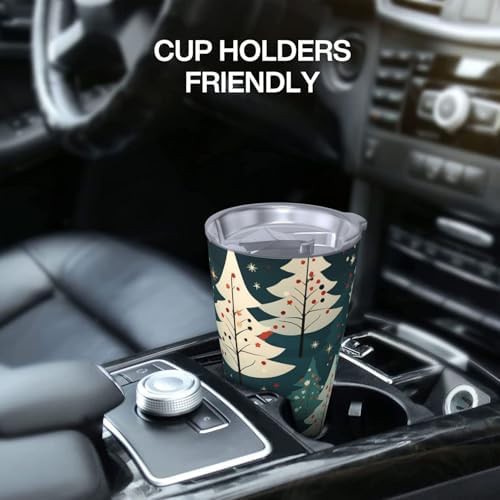 Red Christmas Tree stainless steel vacuum tumbler — photo 5