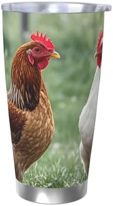 BackYard Chickens stainless steel vacuum tumbler