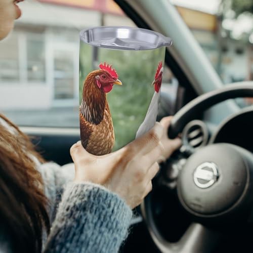 BackYard Chickens stainless steel vacuum tumbler — photo 4