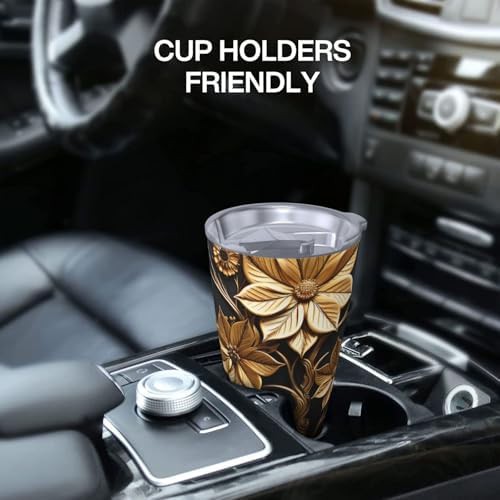 HQaxsfQxnr 20 oz Tumbler Stainless Steel Vacuum Coffee Tumbler with steel-hqaxsfqxnr-tumbler-stainless — photo 5