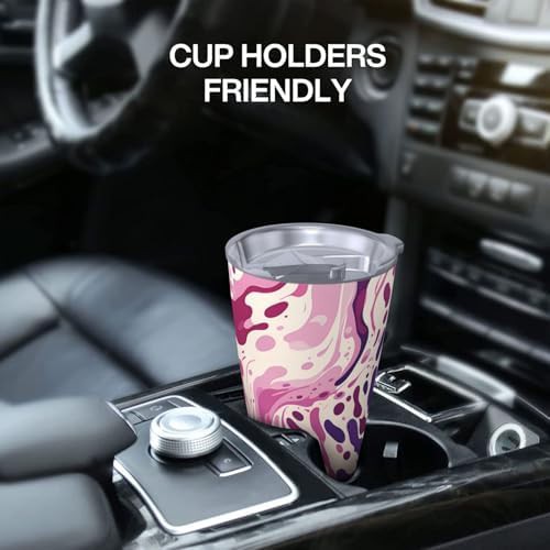Purple and Pink Pattern stainless steel tumbler — photo 5