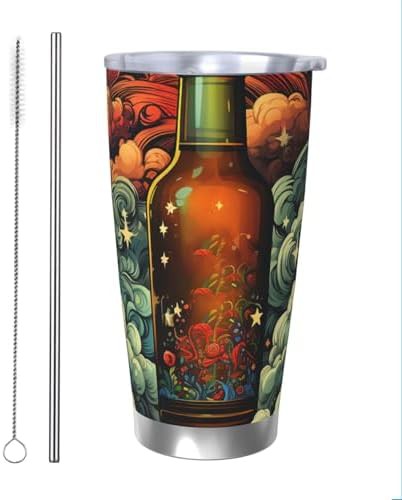 Beer stainless steel vacuum tumbler