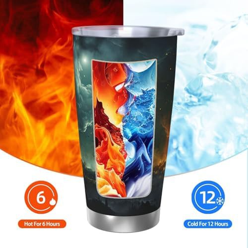 Outer space stainless steel vacuum tumbler — photo 3