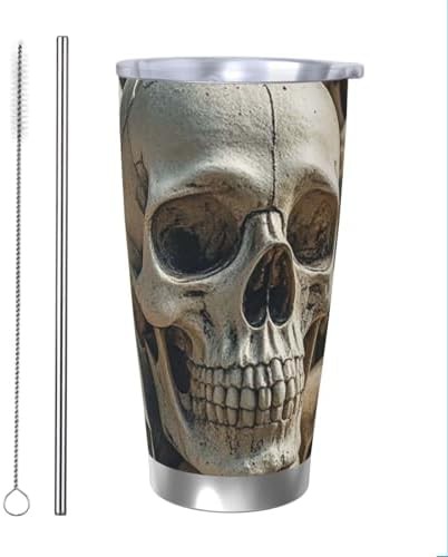 Skulls stainless steel vacuum tumbler