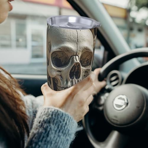 Skulls stainless steel vacuum tumbler — photo 5